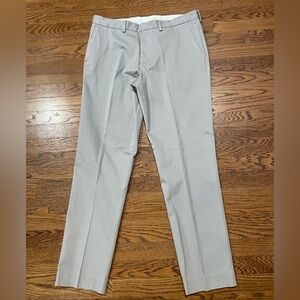 NWT J. Crew Men's Bowery Slim Fit Stretch Chino Dress Pants 34 x 32 Gray